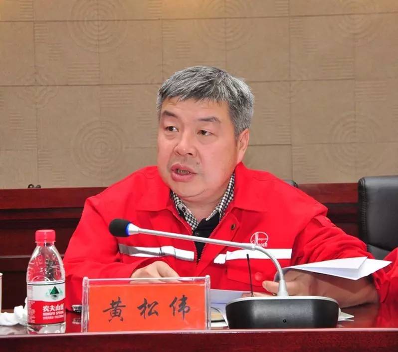 會(huì)議由中石化石油工程公司副總經(jīng)理黃松偉主持